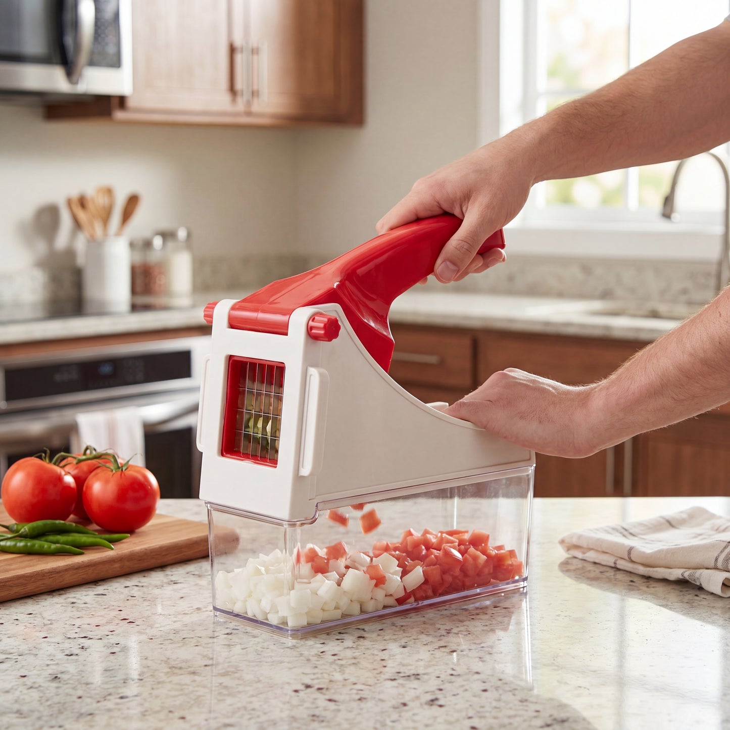 Heavy Duty Vegetable Manual Choppers & Chippers